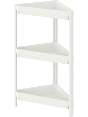 Storemax Vesken Köşe Raf Ünitesi Beyaz 13X13X28 704.710.92