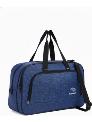 nil-01 UNISEX HAVLU KUMAŞ HOSTES VALİZ SEYAHAT TATİL SPOR HASTANE ÇOK GÖZLÜ EL VE OMUZ ÇANTASI KABİN BOY