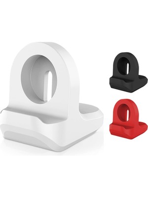 Storemax Tüm Seriler ile Uyumlu Mini Silikon Şarj Standı - AL3569 (Siyah)