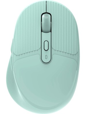 Storemax Çift Modlu Bluetooth ve USB Dongle Kablosuz Mouse Dizüstü Bilgisayar ve Pc ile Uyumlu Ayarlanabilir 3 Farklı Dpı, Type-C Şarjlı Ultra Hafif Bilgisayar Faresi Turkuaz (G01 - Turkuaz)