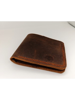 Mahfuz Gerçek Deri Tamamen El Emeği Cüzdan 22CM*8CM * 1 Kağıt Para Alanı 4 Kart Bölmesi  NLU109