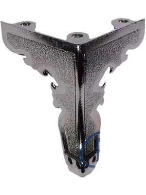 Buğz Kelebek Ahşap, Sunta Sandık Ayağı, Kutu Ayak 5,5 cm - Nikel