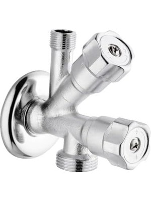 Storemax Çatal Ara Musluk Batarya ve Çamaşır Prinç Musluk