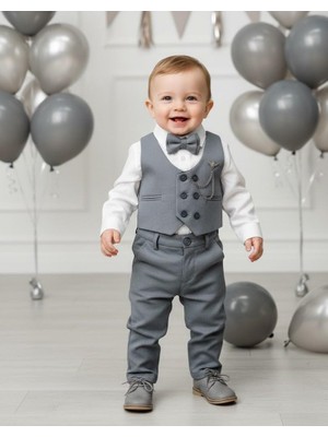 Erkek Çocuk Takım  Elbise Aksesuarlı Set