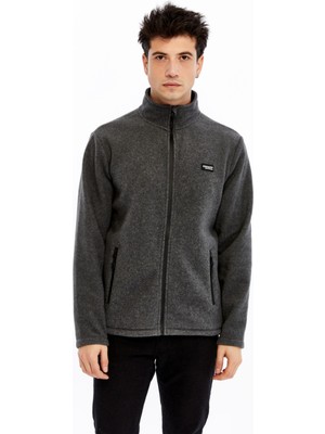 Champp Horizon Tam Fermuarlı Erkek Polar Erkek Antrasit Polar CMP2505-16