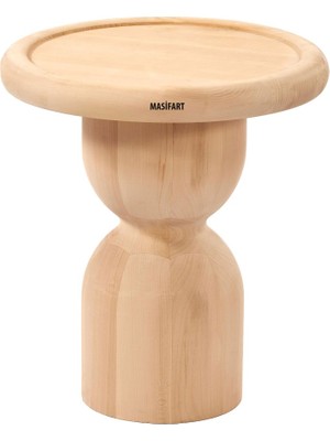 Masifart Acilino Boğum Yan Sehpa Cilasız Ham