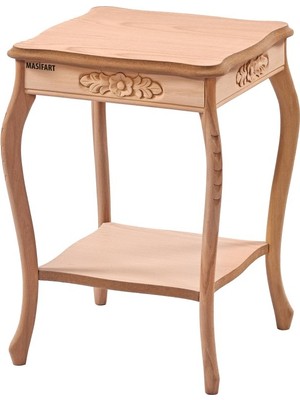 Masifart Laetus Kare Oymalı Saksılık Cilasız Ham