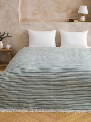 LC Waikiki Çizgili Çift Kişilik Yatak Örtüsü 180X230 cm  (W5)