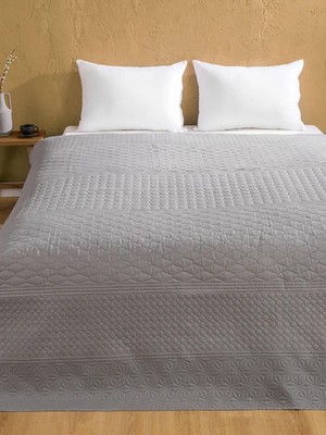 LC Waikiki Kapitone Desenli Çift Kişilik Yatak Örtüsü 200X220 cm  (W5)