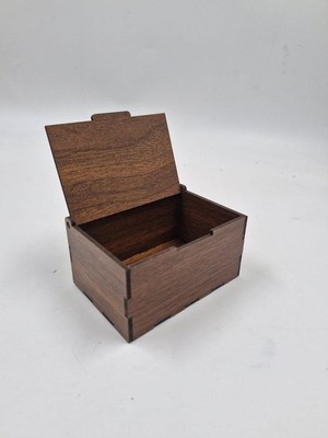 Ahşap Dekoratif Kutu 10 cm x 7 cm x 5 cm