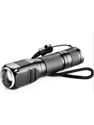 F-82 T6 LED Zoomlu 2000 Işık Şarjlı El Feneri