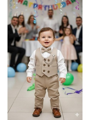 Erkek Çocuk Takım  Elbise Aksesuarlı Set