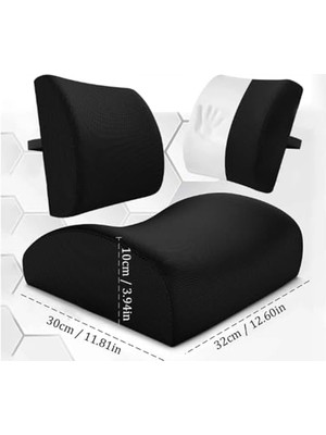 Storemax Eryatex Ortopedik Sırt Bel Minderi Ofis Oturma Minderi Bel Destek Yastığı Sırt Minderi Minderi