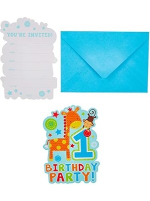 Storemax Kullan At Market TM-DVT-0016 Güzel 1 Yaş Erkek Davetiye