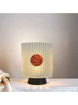 Storemax Gece Lambası -Basketbol Dekoratif Lamba, Genç Oda, Özel Hediye