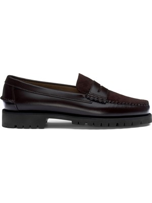 Sebago Koyu Kahve - Siyah Erkek Loafer Sebago Otıs Vamp Lug Suede