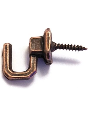 Buğz Vidalı Kanca, Askı Küçük - 15X23MM, Eskitme - 100 Adet