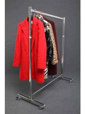 Modern Raf Tekli Ayarlı Lüks Askılık Standı