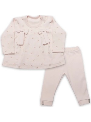 The Log İnvest Bistyle Grow In Love 2'li Bebe Takım 14102 Pembe Ekru