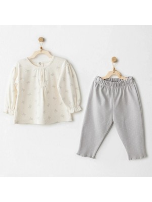 The Log İnvest Andywawa AC26253 Baby Bow Bliss 2'li Takım Ekru