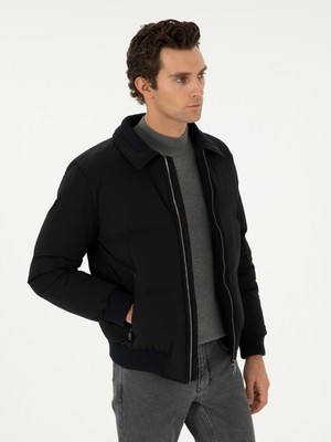 Cacharel Erkek Siyah Kaz Tüyü Mont 50291036-VR046