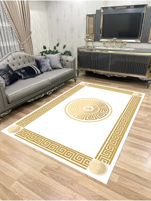 Home Yıkanabilir Kaymaz Taban Halı Mutfak Dekor Yolluk Koridor Halısı Salon Halısı 1039GOLDAY
