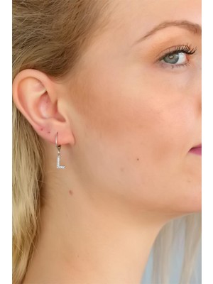 L Harf Bayan Küpe - TJ-BKP4867-KS