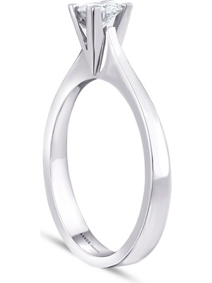 Assos Pırlanta 0.50 Karat Pırlanta Tektaş Yüzük