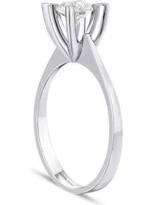 Assos Pırlanta 0.25 Karat Pırlanta Tektaş Yüzük