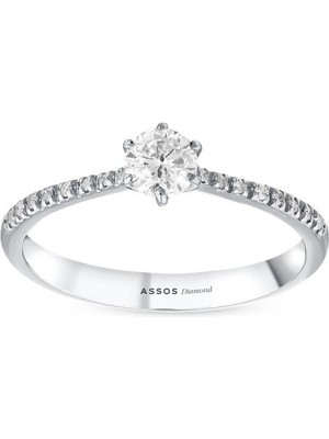 Assos Pırlanta 0.27 Karat Pırlanta Tektaş Yüzük