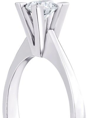 Assos Pırlanta 0.30 Karat Pırlanta Tektaş Yüzük