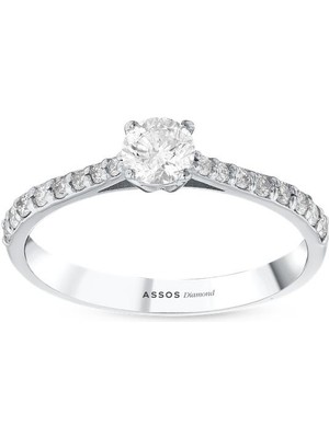 Assos Pırlanta 0.35 Karat Pırlanta Tektaş Yüzük