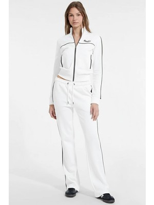 Guess Jeans Kadın Beyaz Regular Fit Eşofman Altı W5YB32K68I4-G011