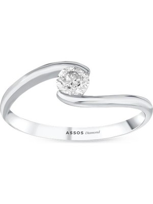 Assos Pırlanta 0.35 Karat Pırlanta Tektaş Yüzük