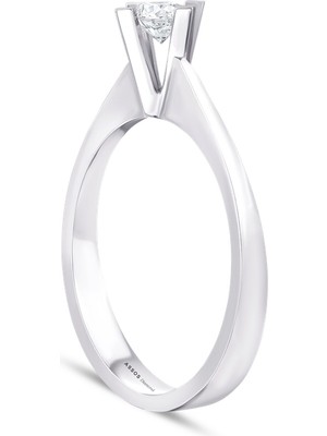 Assos Pırlanta 0.50 Karat Pırlanta Tektaş Yüzük