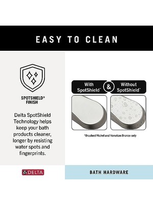 Storemax 135241 Dansant Çift Bornoz Kanca, Nokta Kalkanı Fırçalanmış Nikel