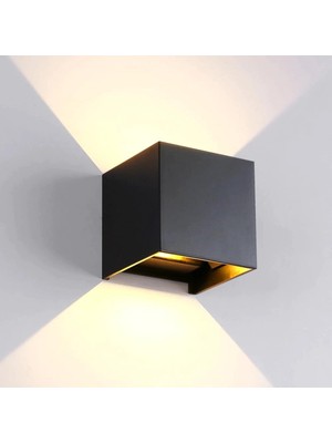 Storemax Çift Yönlü Metal LED Aplik Iç Mekan 5W Dominika Metal Kasa LED Aplik Günışığı 3000K
