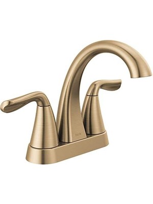 Storemax Arvo Altın Banyo Bataryası, Merkezli Banyo Bataryası Altın, Banyo Lavabo Bataryası, Tahliye Takımı Dahil, Şampanya Bronz 25840LF-CZ