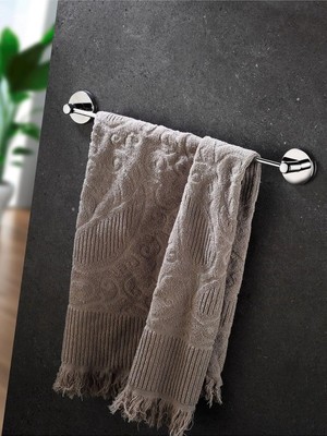 Storemax Banyo Lavabo Mutfak Havlu Askılığı Krom Uzun Boy S-101