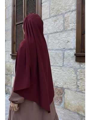 Ande Tesettür M. Ipeği Şal - Bordo