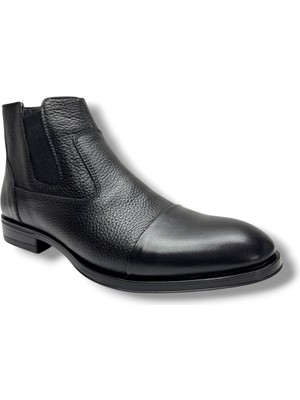 Cakgo 010-26 Hakiki Deri Anatomik Fermuarlı Erkek Bot