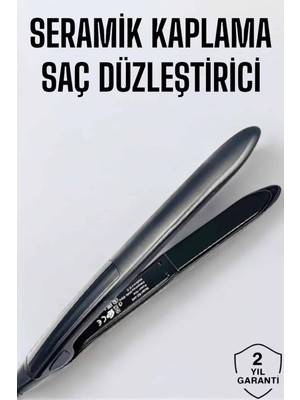 Saç Düzleştirici LED Ekranlı Isı Ayarlı Seramik Kaplama Profesyonel