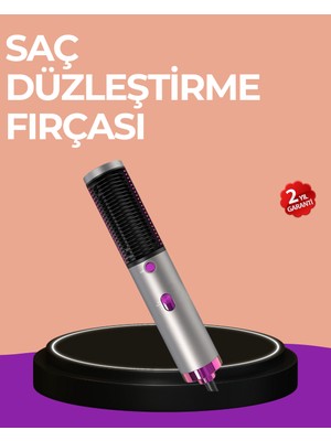 Hacim Veren ve Saç Elektriklenmesini Önleyen Sıcak Hava Fırçası