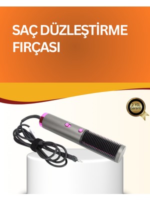 Çok Yönlü Kullanıma Uygun Saç Kurutma ve Düzleştirme Fırçası