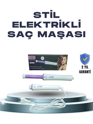 Gw 32MM Döner Başlıklı Saç Kıvırma Makinesi – Her An Her Yerde Profesyonel Şekillendirme
