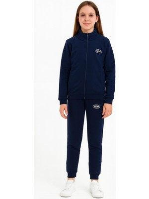 New Kids Fermuarlı Cepli Çocuk Unisex Eşofman Takımı