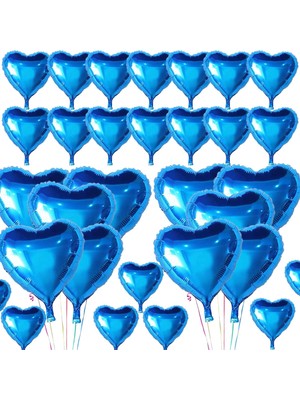 Metalize Kalp Folyo Balon