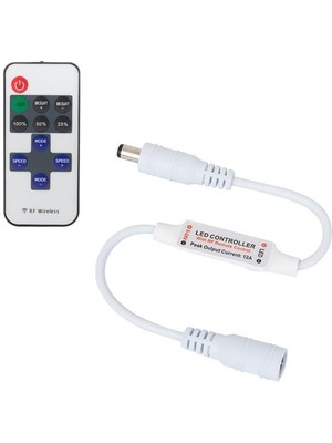 5-12-24 Volt Rf Şerit LED Dimmer Uzaktan Kumandalı LED Kontrol Cihazı