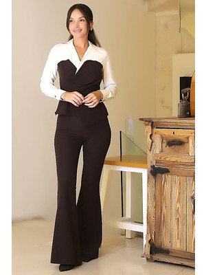 Nazen Giyim 2702-2K6 Dizayn&ella Takımkahve