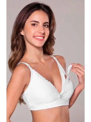 Enenstyle Fashıon Boutıque Mammabra Yumuşak Toparlayıcı Tam Kalıp Beatris Pamuklu Emzirme Sütyeni